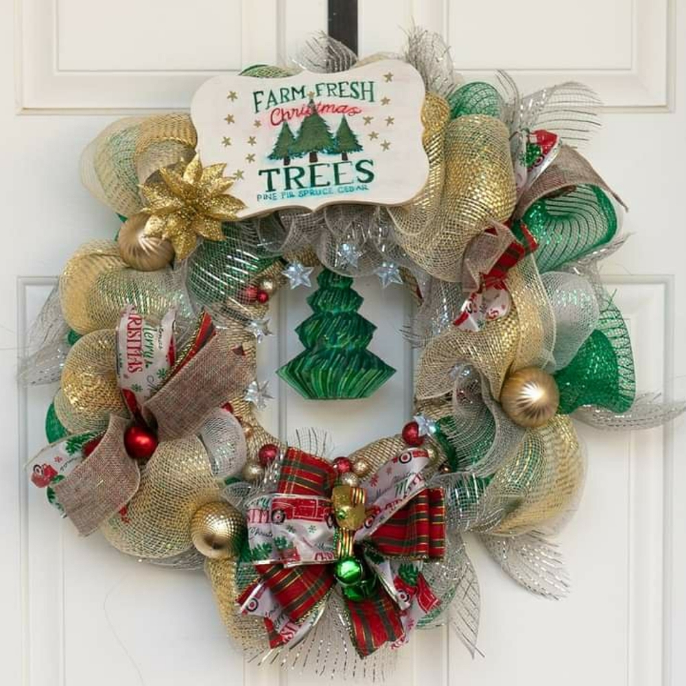 Christmas Holiday wreath for Front door